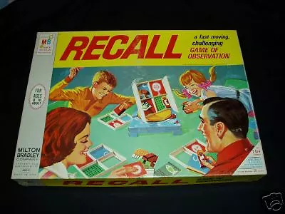 Recall Milton Bradley 1968 Nice Game  • $24.99