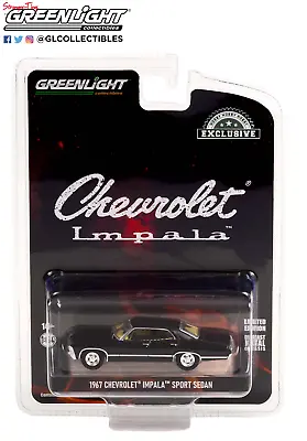 Greenlight 30333  1:64 1967 Chevrolet Impala Sport Sedan  Tuxedo Black • $28.92