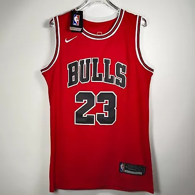 Chicago Bulls Michael Jordan #23 Red Jersey New Embroidered Style • $42.80