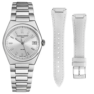 Frederique Constant Women's 'Highlife' Silver Dial Quartz Watch FC-240S2NH6B • $599