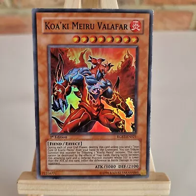 Koa'ki Meiru Valafar RGBT-EN021 Raging Battle 1st LP Super Rare YuGiOh Card • £1.94