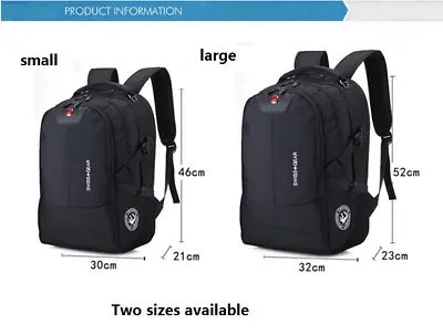 £29.99 • Buy Swiss Army Knife Backpack Computer Bag 17 Inch Travel Bag 15  Student Bag Backpa