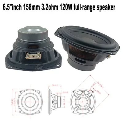 3.2 Ohm 120W 6.5inch 158mm Woofer Loudspeaker Bass Column Full For Home Theater • $31.99
