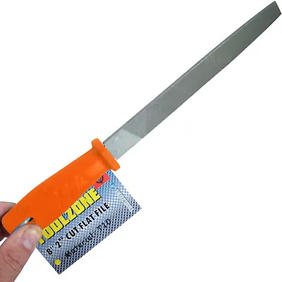 8  File. Engineers File 8  Long For Filing Metal Cross Cut (2nd Cut Flat File) • £3.95