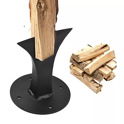 Wood Splitter Wedge Fireplace Firewood Kindling Splitter Manual Log  R0P3 • $35.99