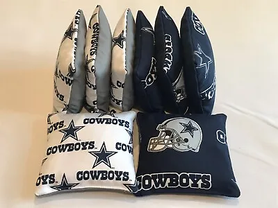 Dallas Cowboys Cornhole Bean Bags Set Of 8 Bag Toss Game Regulation Corn Hole  • $31.19