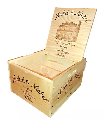 Nickel & Nickel 2011 WOODEN WINE CRATE BOX Vineyard C.C. Ranch NAPA VALLEY VTG • $69.99