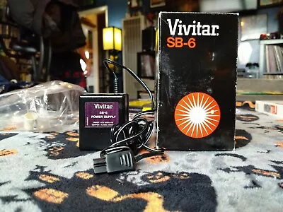 Vivitar SB-6 Ac Adapter  For Vivitar Electronic Flash . NOS • $10