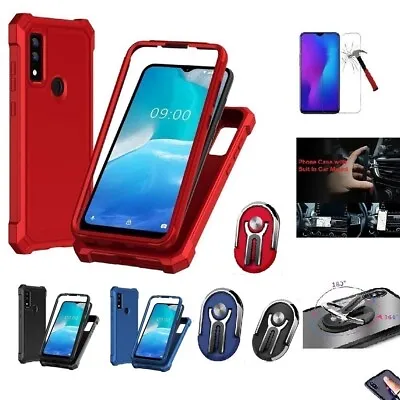 For AT&T Maestro 3 Full Body TPU Cover + Multifunctional Ring/Tempered Glass • $11.98