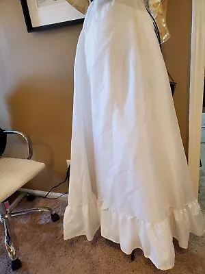 Bridal Crinoline Petticoat Slip Prom Wedding Dress Size 11 MED Vintage • $10