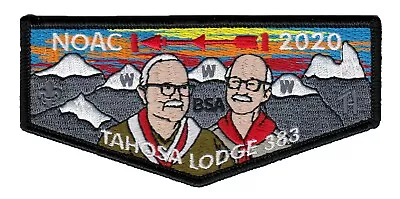 Tahosa Lodge 383 OA Denver Area Council BSA NOAC 2020 Flap Patch - The Founders • $50