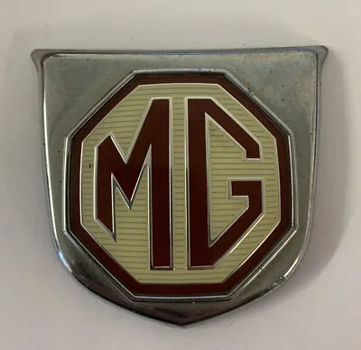 Genuine Mgf Front Bumper Chrome Plastic Badge Emblem Dab101370 (a) • £19.95