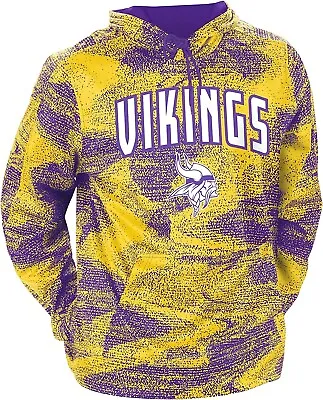 Minnesota Vikings NFL Men's Static Gameday Hoodie - Purple/Yellow - Size XL • $29.99