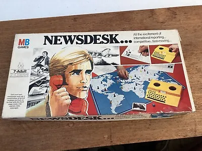 Vintage Newsdesk Board Game • £2
