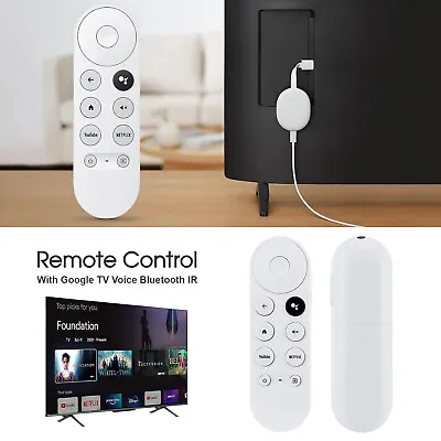 New Replacement For Chromecast With Google TV Voice Bluetooth IR Remote Control • $17.99