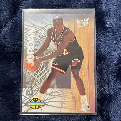 1993-94 Fleer Ultra Famous Nicknames #10 Harold Miner Baby Jordan Miami Heat • $2