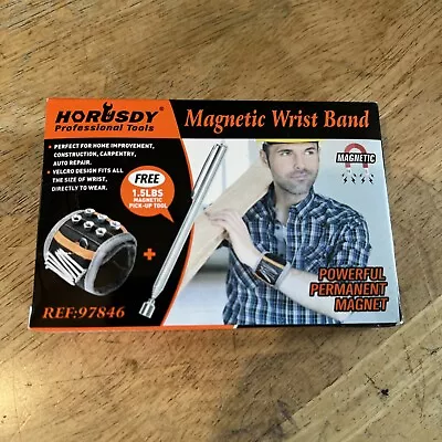 HORUSDY 253265162280 Magnetic Wristband Strap Tools Holder For Screws Bolts • $11