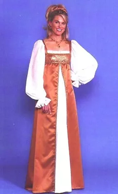 Secrets Golden Maiden Medieval Woman Dress Costume XS XSmall SAL-118 MSRP $110 • $36.40