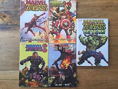 Marvel Zombies Comic Lot (1-4 + Return Hardcover) • $50.83