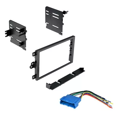 Car Radio Stereo Dash Install Kit With Harness 1990-2012 GM Buick Cadillac  • $10.99