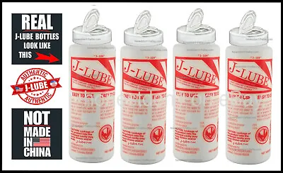 4 Bottles REAL J-Lube JLube Powder Lubricant FREE USA SHIPPING - WHITE CAPS • $95.80