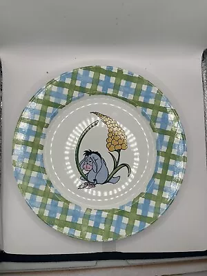 Disney Winnie The Pooh Poohtanicals Salad Desert  Vtg Eeyore Plate • $21.99