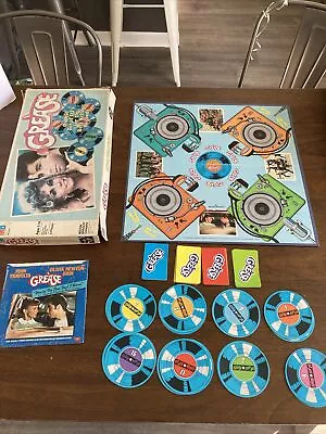 GREASE 1978 BoardGame Travolta OLIVA NEWTON JOHN Milton Bradley VINTAGE W/45 • $28.99