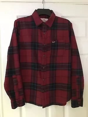 Hollister Mens Plaid Flannel Shirt Size S • £22