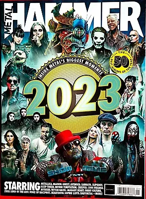 METAL HAMMER Magazine Jan 2024 REVIEW 2023 SLEEP TOKEN Ghost SLIPKNOT Babymetal • $4.99