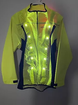 High Visibility Hi Vis Reflective Safety Led Jacket For Running Walking Cycling • $49.99