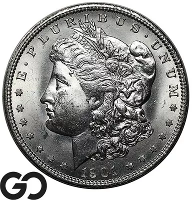 1901-O Morgan Silver Dollar Silver Coin Gem BU++ • $9.95