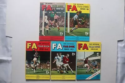 Five The FA Yearbook 1959 1960 1961 1962 1963 Official Football History • £14.99