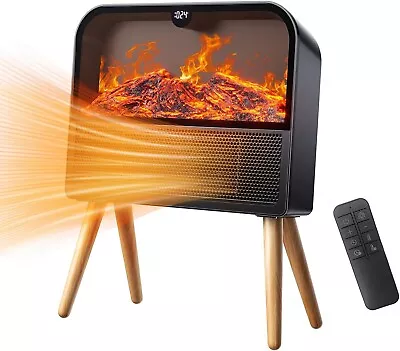 Space Heater 1500W Electric Portable Heater Indoor With Fireplace Lanterns • $49.99