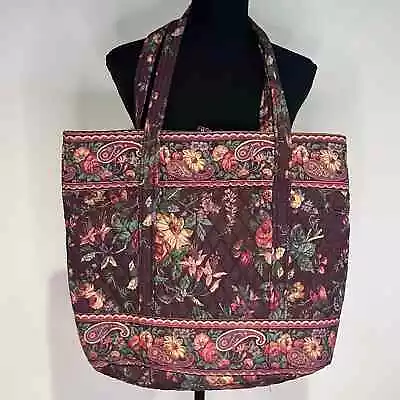 Vera Bradley Indiana Large Tote Bag Wildwood Retired • $50