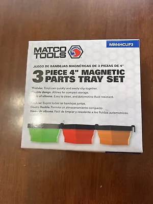 Matco Tools 3 Piece 4  Magnetic Parts Tray Set New • $39.99