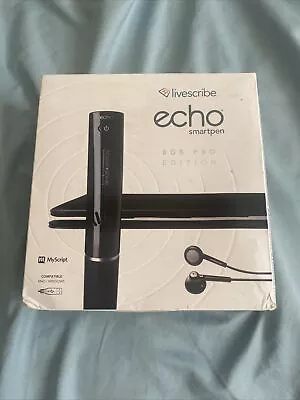 Livescribe SmartPen Echo 8GB Record Audio & Ink Mac Or Windows NEW OPEN BOX • $99.99