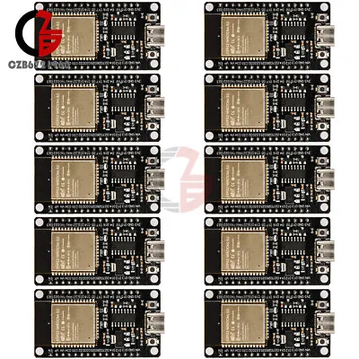 1-10PCS ESP32 WROOM-32 Type C CH340C Development Board Dual Core WiFi Bluetooth • $38.47