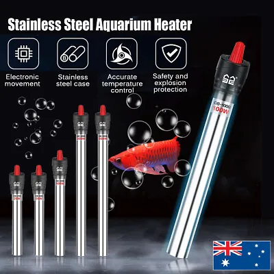 $13.37 • Buy Aquarium Submersible Heater For Fish Tank Auto Water Thermostat Explosion-Proof