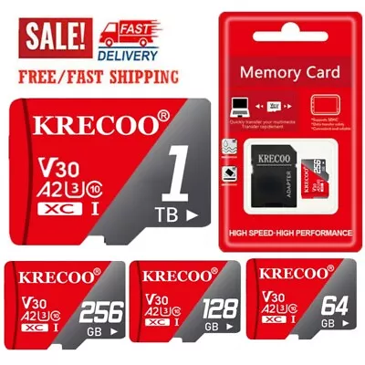 128GB 256GB 1TB Micro SD Card Memory Card TF Card With Free Adapter High Speed • $8.89