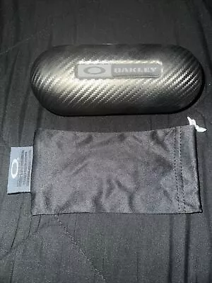 Oakley Carbon Fiber Hard Sunglasses Case And Cloth Case • $20