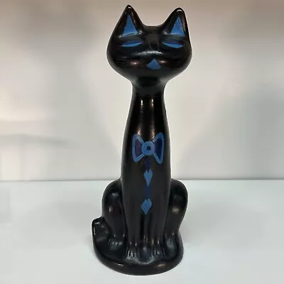 Manuel Felguerez Black Cat Studio Pottery Art Sculptures Mcm Modernist Oaxaca • $145