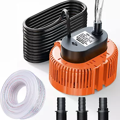 Portable Submersible Pump For Clean And Dirty Water For Garden Pond Pools And • £64.37