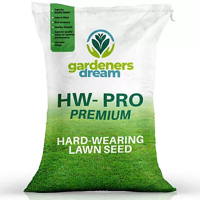 1kg Gardeners Dream Hard-wearing Premium Tough Back Garden Lawn Grass Seed • £9.99