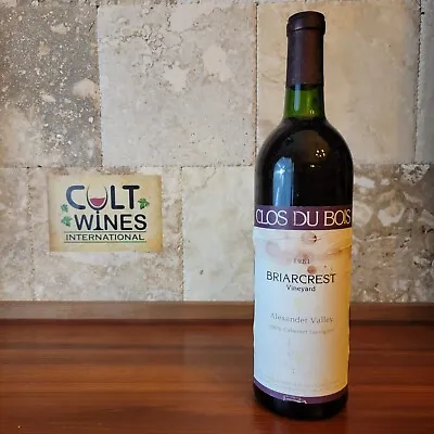 $156.80 • Buy 1981 Clos Du Bois  Briarcrest  Cabernet Sauvignon Wine, Alexander Valley