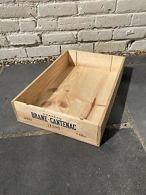 Wooden Wine Box Crate - 6 Bottle Shallow Size - Wedding Table Centre Display. • £6