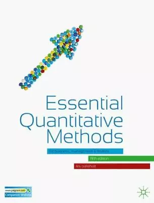 Essential Quantitative Methods: For Business Management And Finance • $12.64