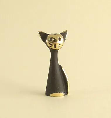 £48.54 • Buy Walter BOSSE Small Stylish CAT Bronze Hagenauer Era