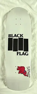 Elephant Brand Skateboards Black Flag Skateboard Deck Mike Vallely Brand New Nos • $150