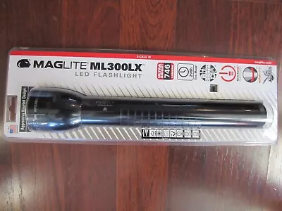 Maglite ML300LX LED 3-Cell D Flashlight 746 Lumens -Stealth Matte Finish • $49.95