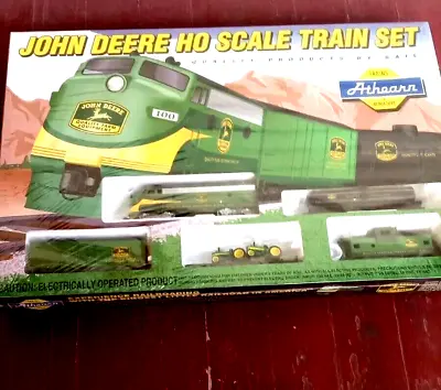 John Deere HO Scale Train Set 1st Edition Athearn 1997 Factory SEALED NIB #JD 4 • $295